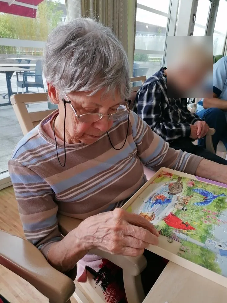 Un moment de détente et d'apaisement... à l'EHPAD Les Tourterelles d'Esbly