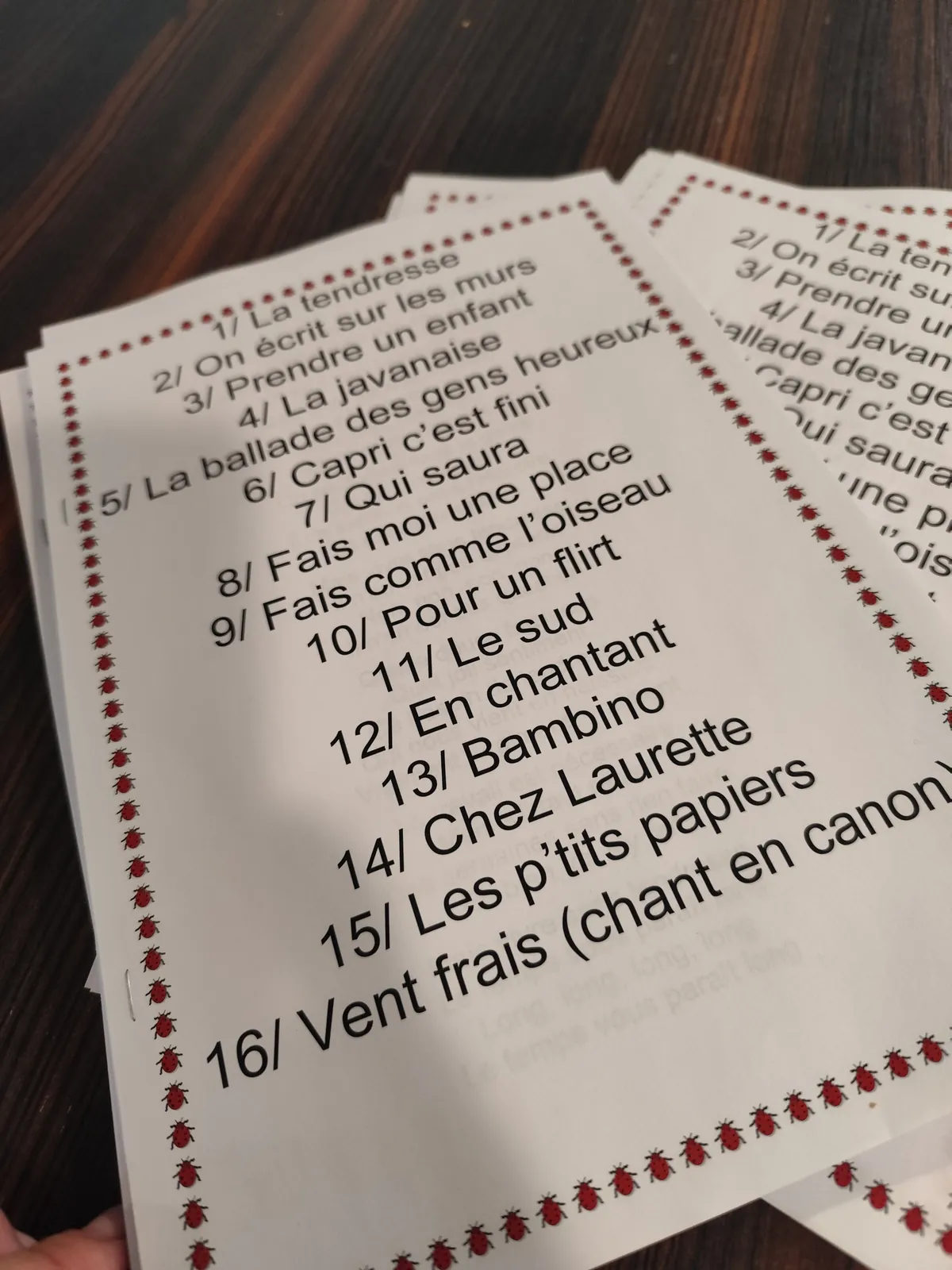 Cette après-midi 