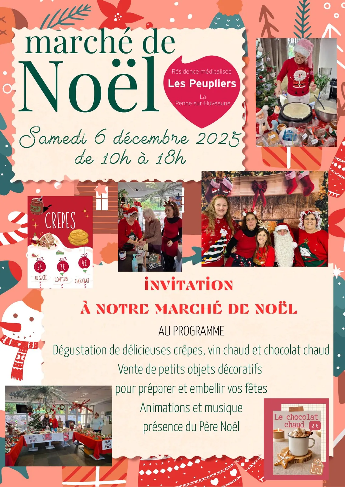 MARCHE DE NOEL : ON VOUS ATTEND DEMAIN !!!