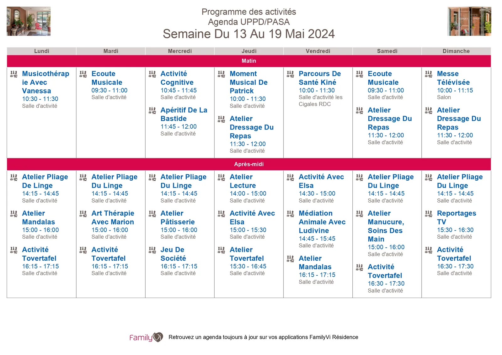 Cette semaine ...