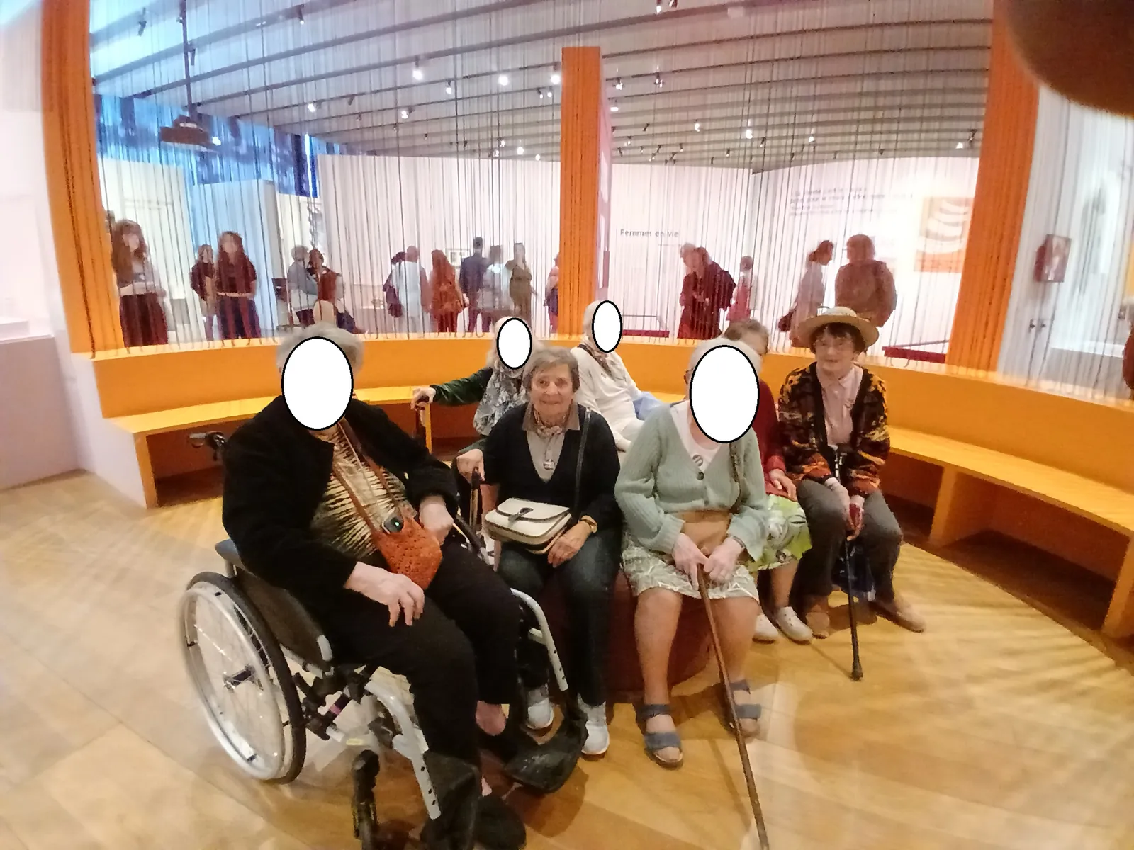 Exposition au MUCEM avec nos résidents 