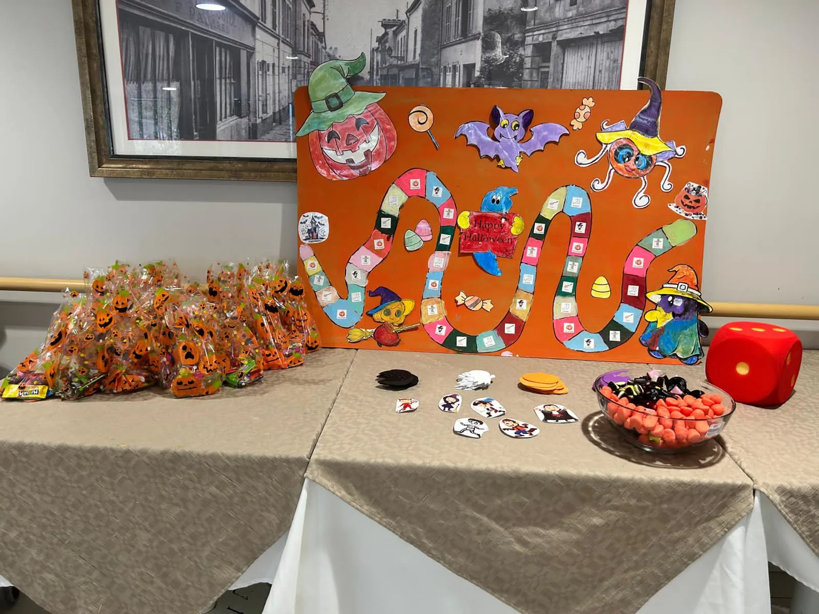 Un bel après-midi d’Halloween à la résidence ! 