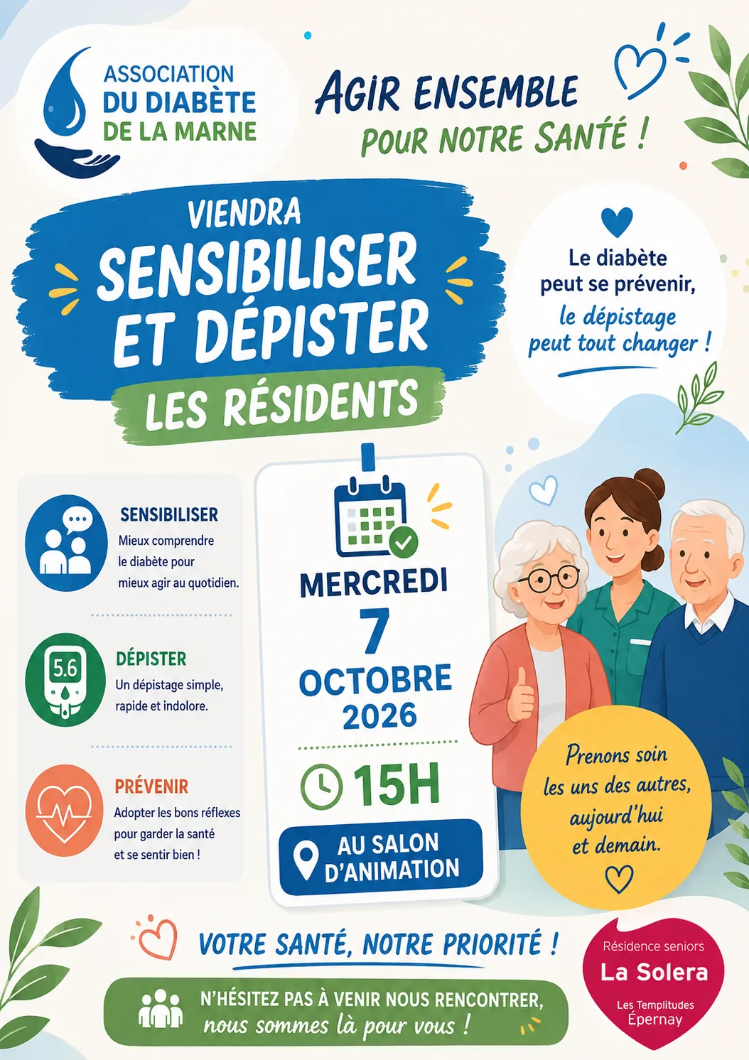 Sensibilisation du diabète 