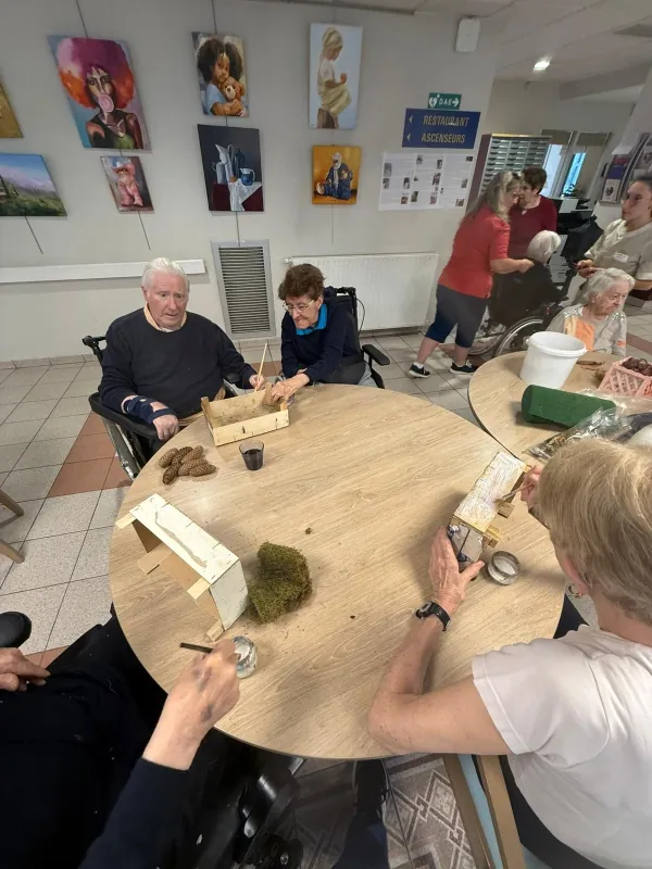 une rééducation qui se transforme en décoration...