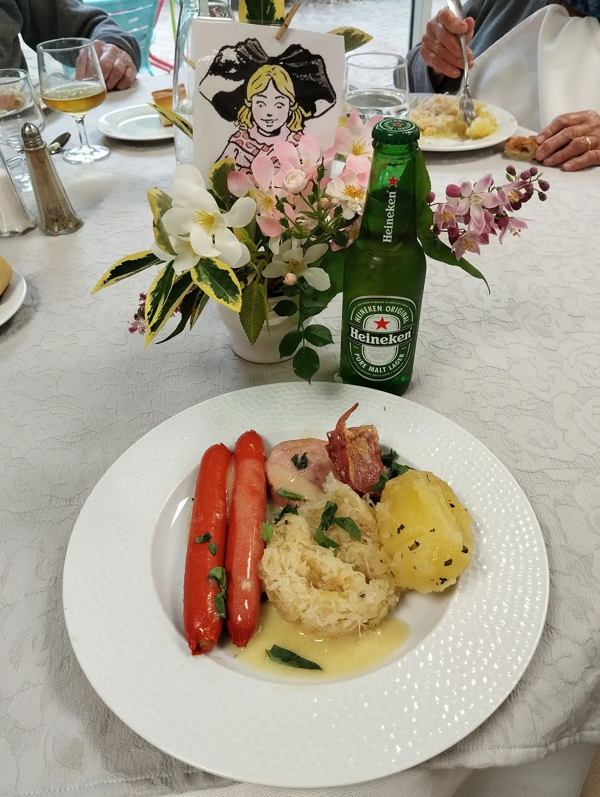Nos résidents ont choisi ....au menu : choucroute !