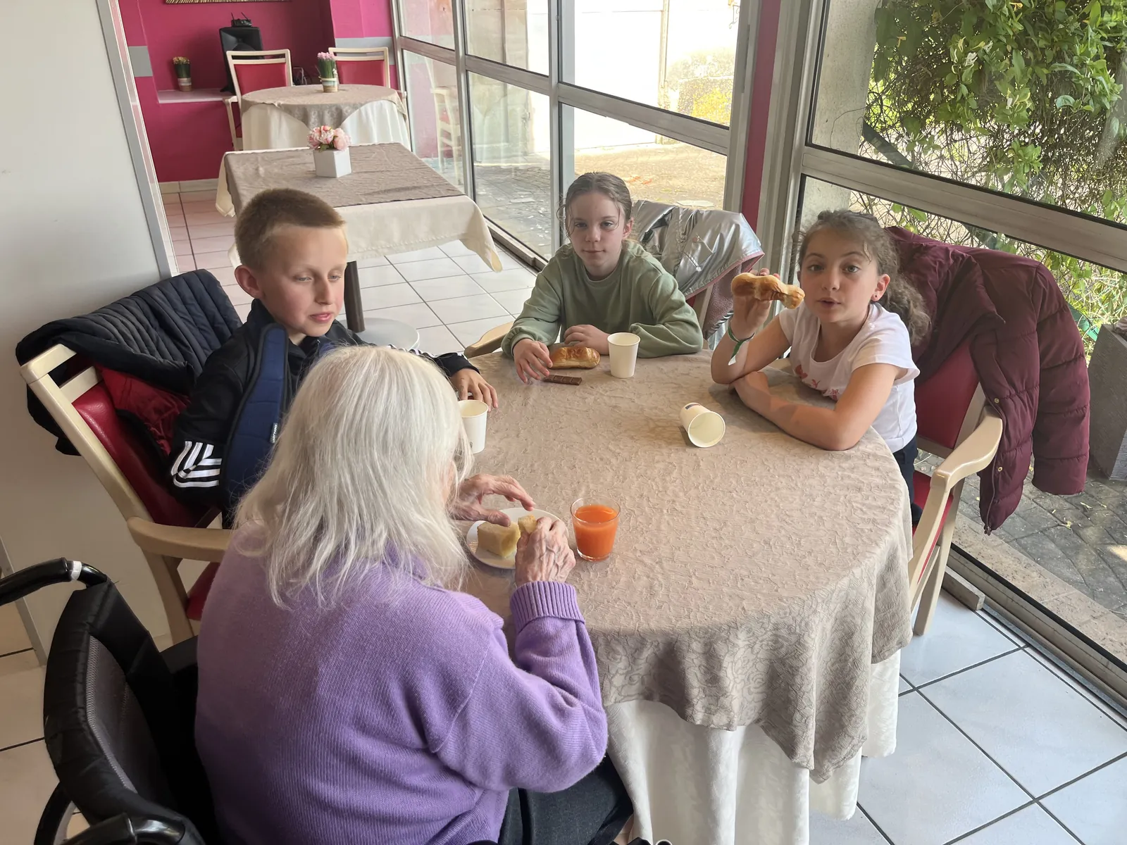 Gouter avec les enfants 