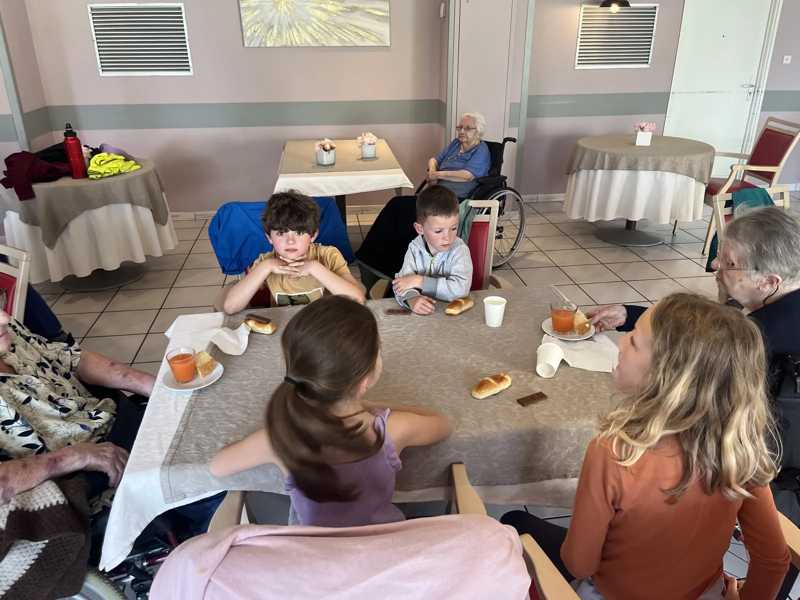 Gouter avec les enfants 