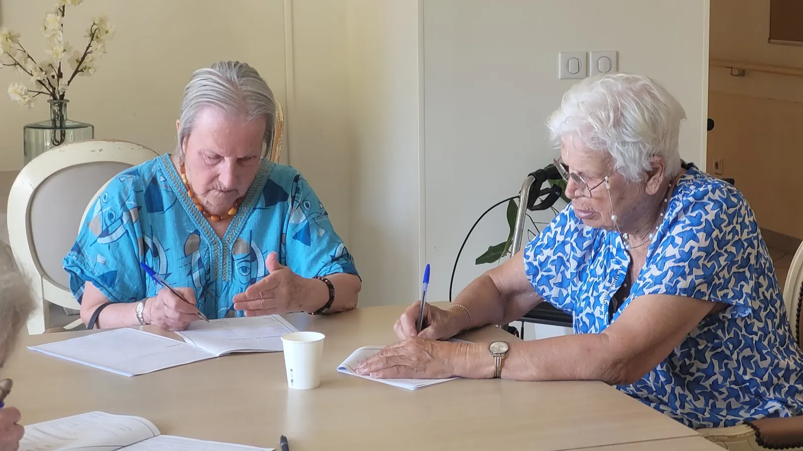 Les résidents font également leur rentrée : retour au Certificat d’Études de 1930