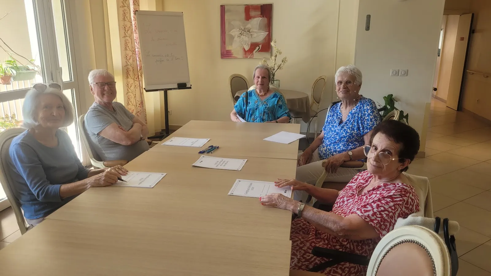 Les résidents font également leur rentrée : retour au Certificat d’Études de 1930