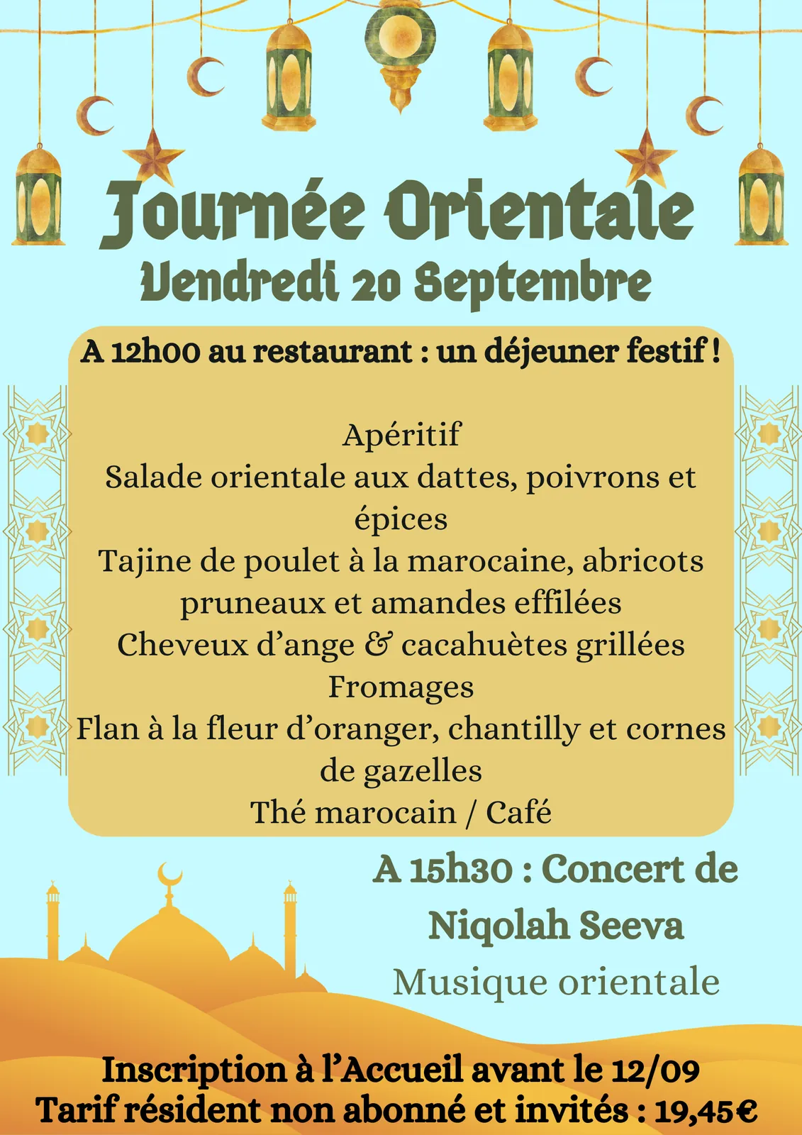 Direction l'Orient le temps d'une journée !