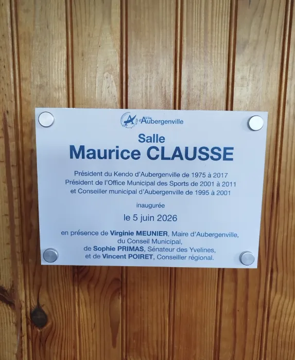 L’équipe des Jardins Médicis présente pour l’inauguration de la salle Maurice Clausse.