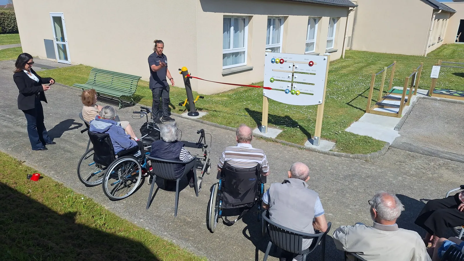 Inauguration du Parcours d'Activités Extérieures à la Résidence Les Ondines !