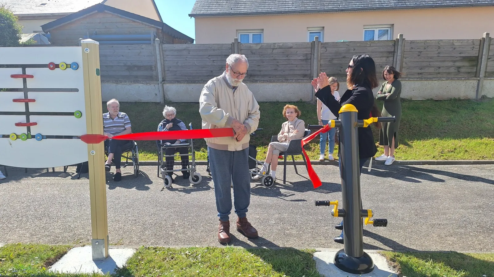 Inauguration du Parcours d'Activités Extérieures à la Résidence Les Ondines !