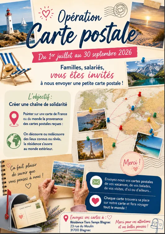 Opération cartes postales 